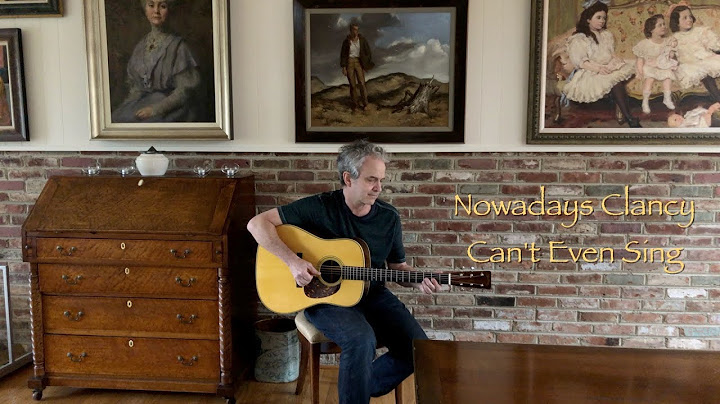 Nowadays Clancy Can't Even Sing Piano version - Piano performance video thumbnail