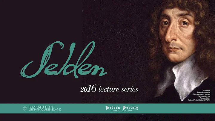 2016 Selden Society lecture - David Jackson AM QC ...