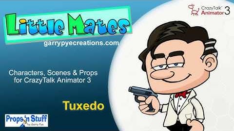 Tuxedo Little Mate by Garry Pye for CTA3 by Reallusion