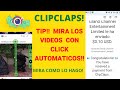 🤑 Gana dinero  con CLIPCLAPS!!! 💵  / TIPS PARA VER VIDEOS en AUTOMATICO!!