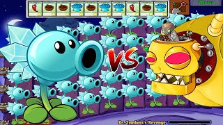 Plants Vs Zombies | Mini Game | Snow-Pea Vs Dr.Zomboss All Zombies