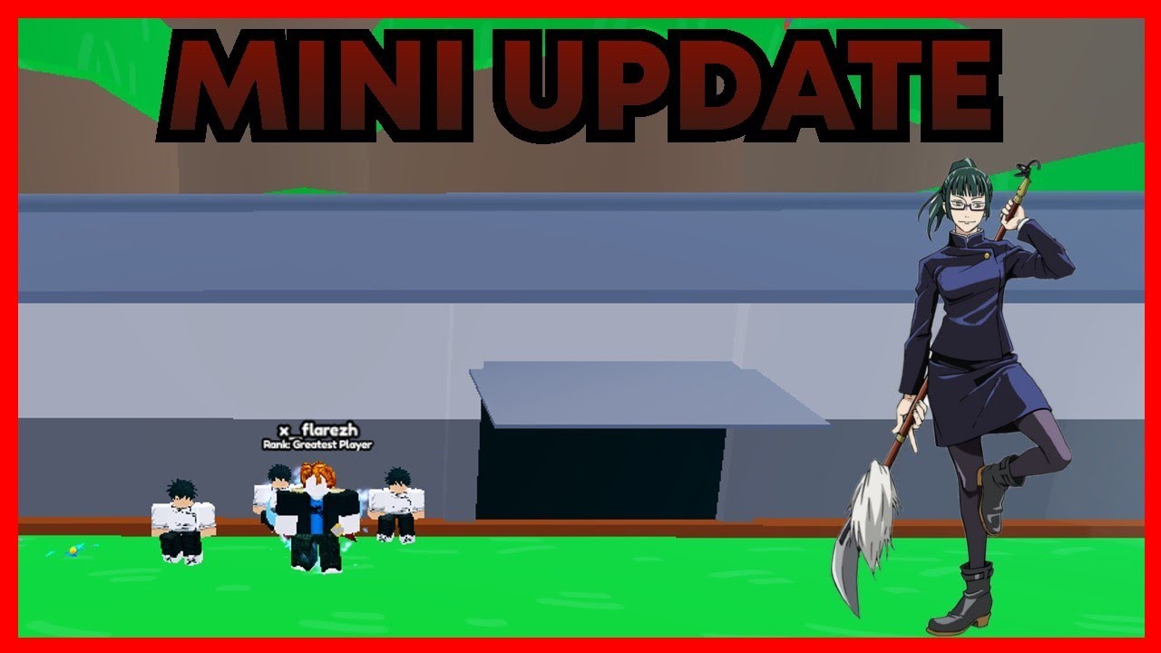 New Jujutsu Kaisen Mini Update In Anime World Simulator I ROBLOX - YouTube