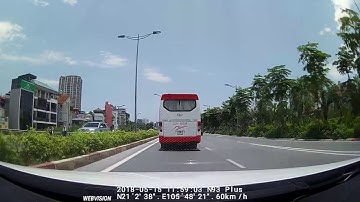 Cảnh báo lệch làn đường, cảnh báo va chạm sớm trên camera hành trình thông minh WEBVISION N93 PLUS