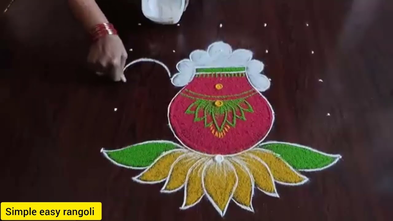 Pongal special rangoli designs 