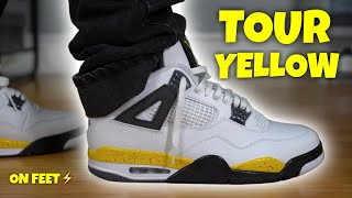 Worth It? Tour Yellow Jordan 4 Review & On Feet