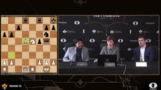 Post-game Press Conference with Ian Nepomniachtchi and Hikaru Nakamura | Round 13 | FIDE Candidates