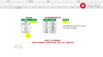 【Excel精选技巧】EXCEL每日一练：COUNT函数基础及综合示例