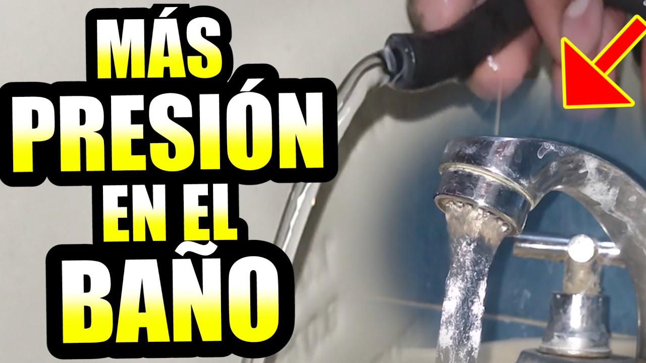 Cómo incrementar FLUJO de agua en baño / SOLUCIÓN para tener MÁS PRESIÓN ¿Por qué sale poca agua