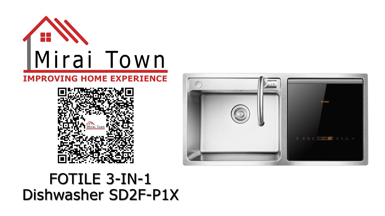 FOTILE 3 IN 1 Dishwasher SD2F P1X YouTube