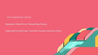Mina Driver Onboarding Process