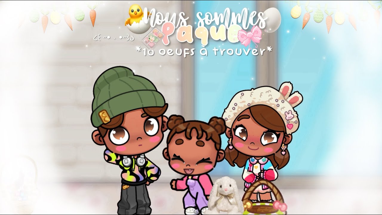 Nous sommes pâques..!🐣🎨🥚 || with voice || Avatar world.