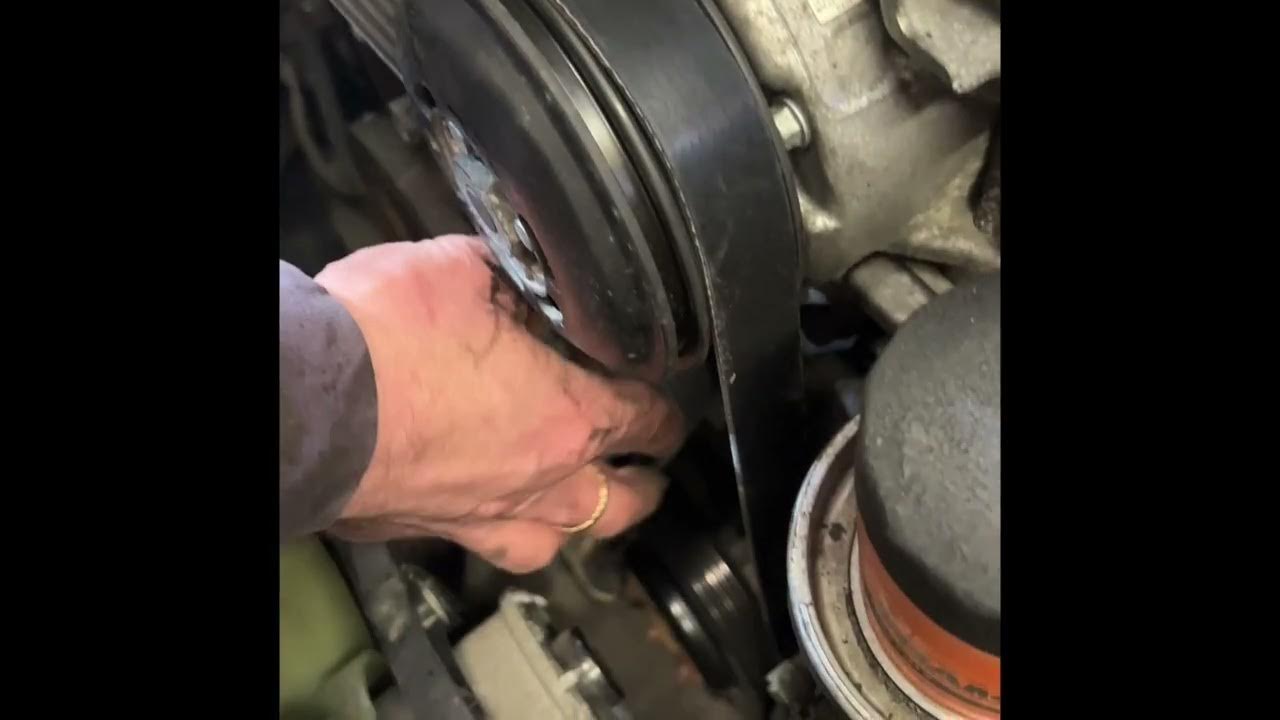 How To Change Belt In 2013 Subaru Outback - YouTube