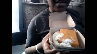 ASMR/MUKBANG: Upsetting 😠😠but Tastee McDonald's fish Meal😛 😻 screenshot 4