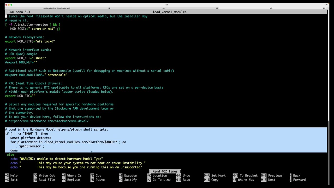 S03E44 - Slackathon: Kernel module loading for new ARM Hardware Models