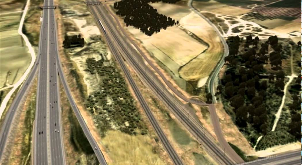 PROIN3D: CUARTA VÍA ATOCHA - TORREJÓN DE VELASCO. SIMULACIÓN 3D (2011)