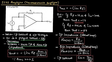 ICVS Amplifier ( Current controlled voltage source amplifier) || EC Academy