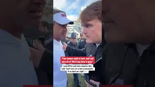 Lane Kiffin Confronted A Reporter 😳