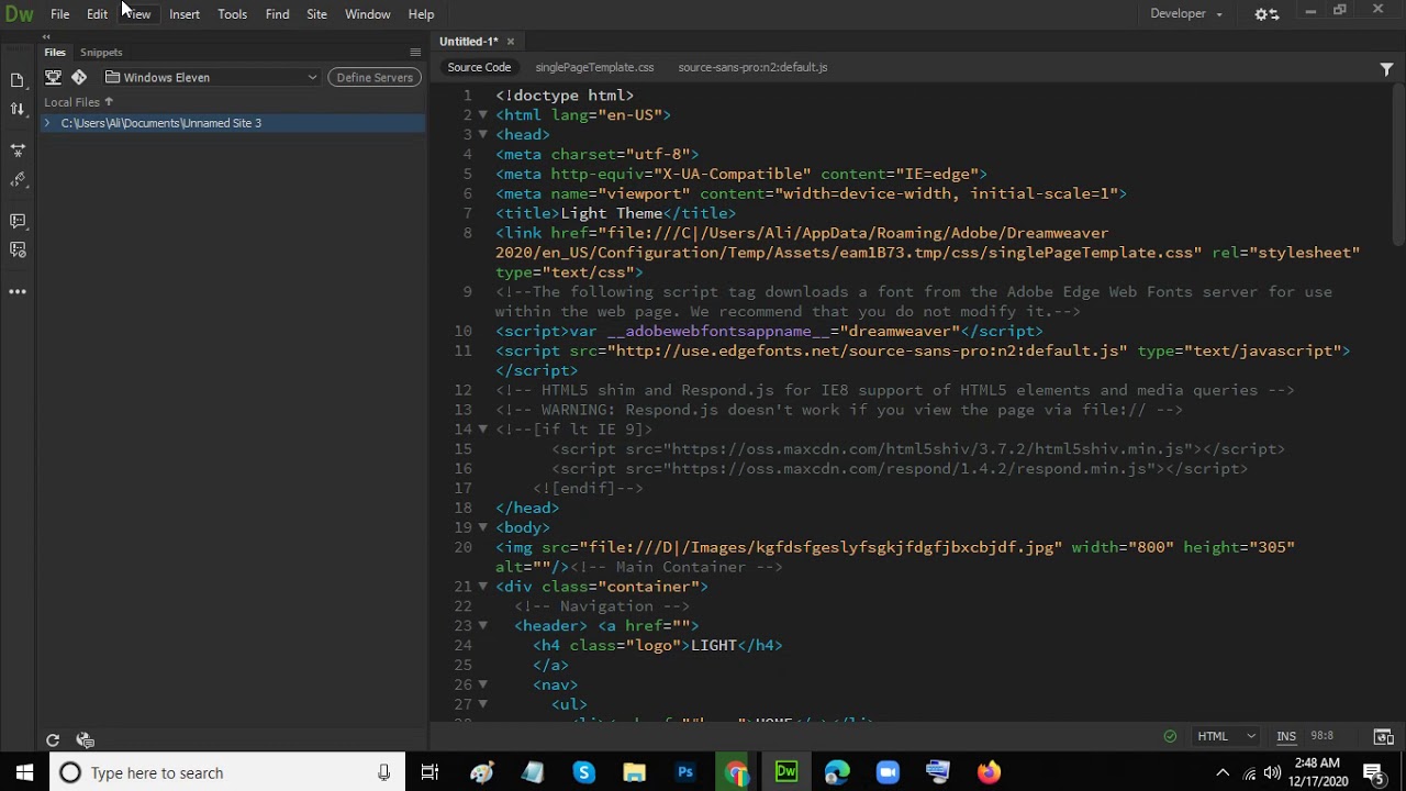 Dreamweaver 2021 Dreamweaver 2021
