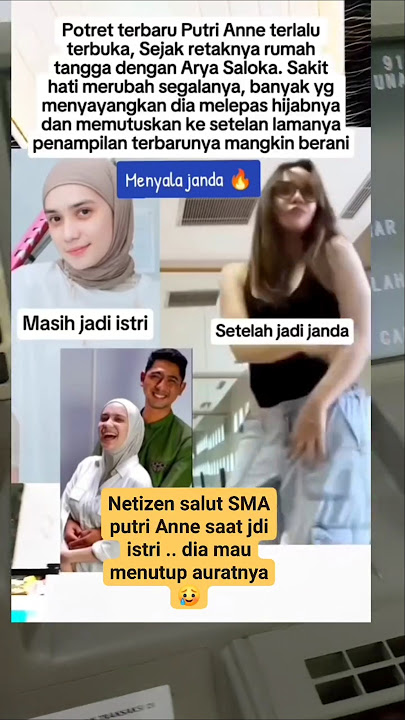 Putri Anne berubh Krn pisah sma Arya saloka 😢#putrianne #shorts #viralshorts