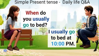 English Speaking Practice For Beginners | English Conversation  | Simple Present Tense Practice screenshot 3