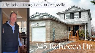Fully Updated Family Home For Sale! 345 Rebecca Dr, Orangeville