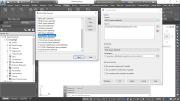 How to convert an ASCII Point file from one format to another using Civil 3D.