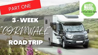 Cornwall Road Trip: Part ONE  Our 3week Motorhome Van Tour of Cornwall