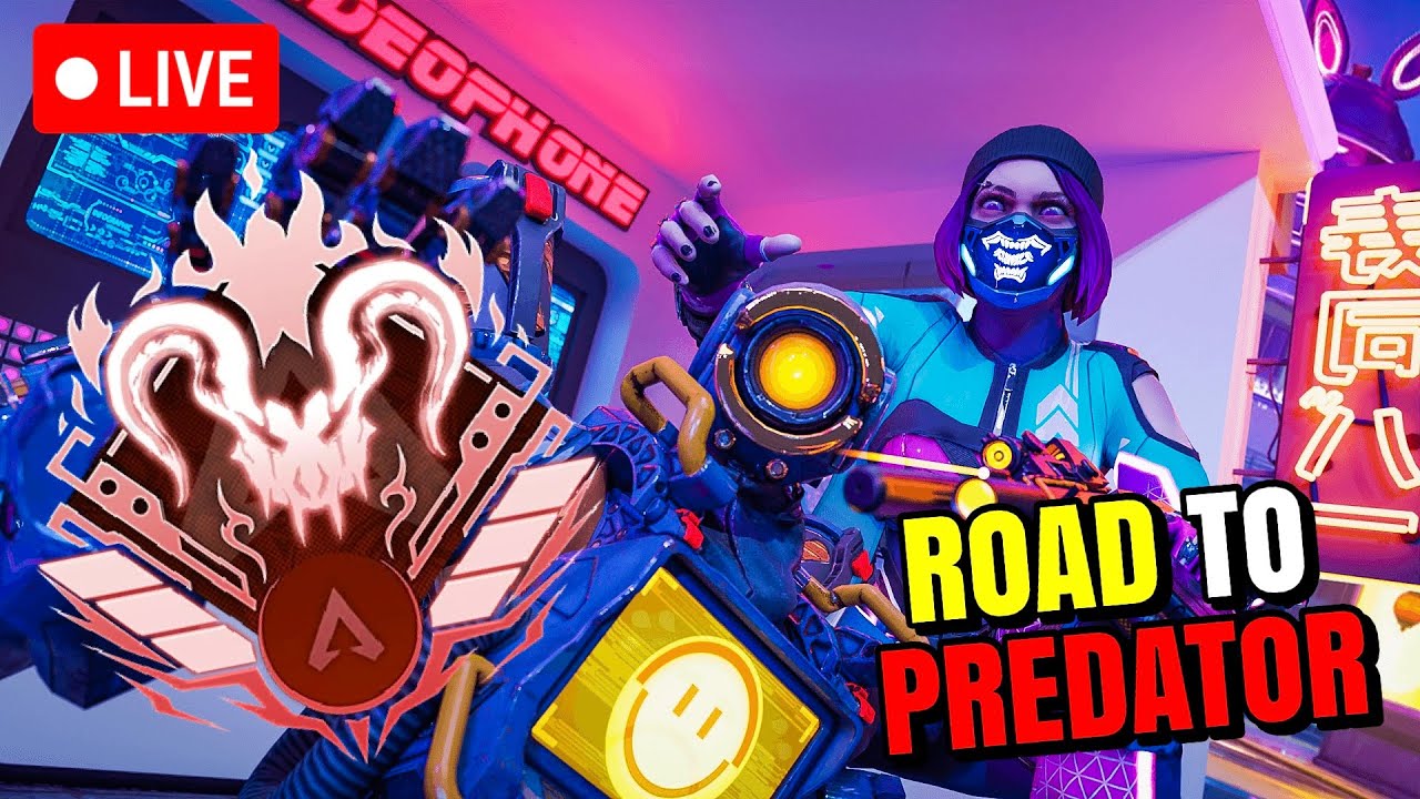 🔴APEX LEGENDS RANKED ROAD TO PREDATOR CONTROLLER ON PC LIVE STREAM ...