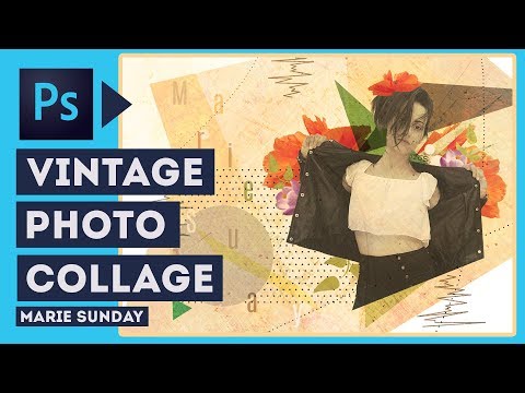 Vintage Photo Collage || Photoshop Tutorial