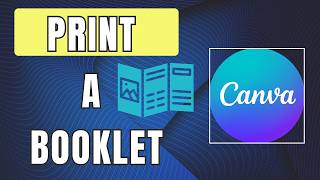 How to Print a Booklet from Canva | Canva Tutorial