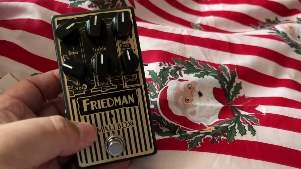 Friedman Small Box Overdrive Pedal (like and subscribe) - YouTube