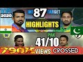 10PL INDIA VS PAKISTAN  HIGHLIGHTS tenix ball