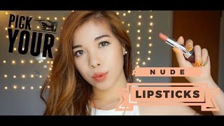 NUDE LIPSTICKS FOR ASIAN SKIN TONES (WITH CC ENGSUB)