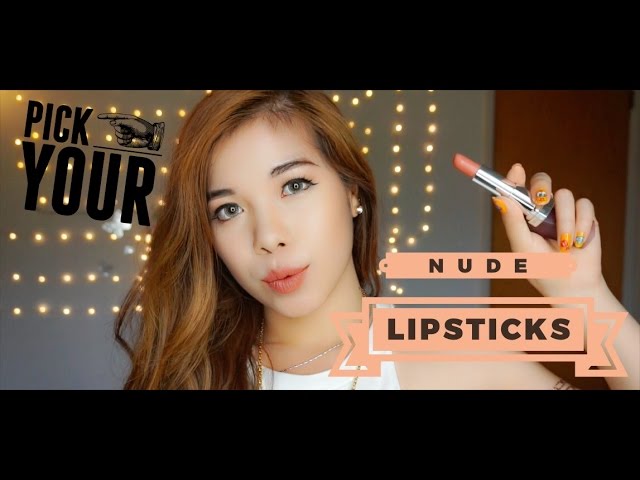 NUDE LIPSTICKS FOR ASIAN SKIN TONES (WITH CC ENGSUB) 