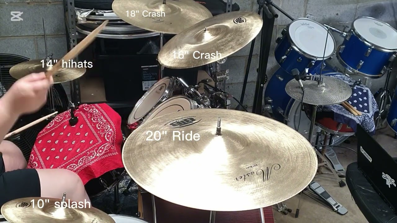 BTB20 Master B20 Bronze Cymbals Sound Demo. (HIGHLY Recommend)