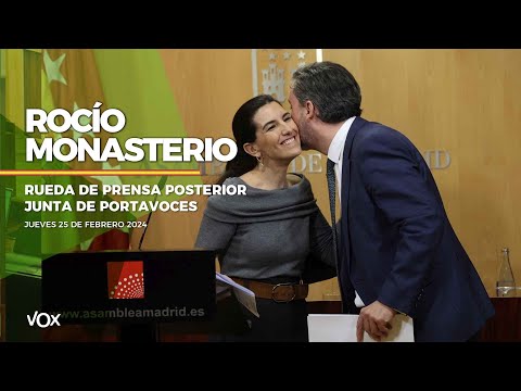 25.01 I Rueda de prensa ROCÍO MONASTERIO y JOSÉ LUIS RUIZ BARTOLOMÉ