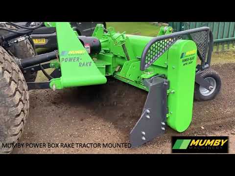 MUMBY Power Box Rake Tractor Mounted