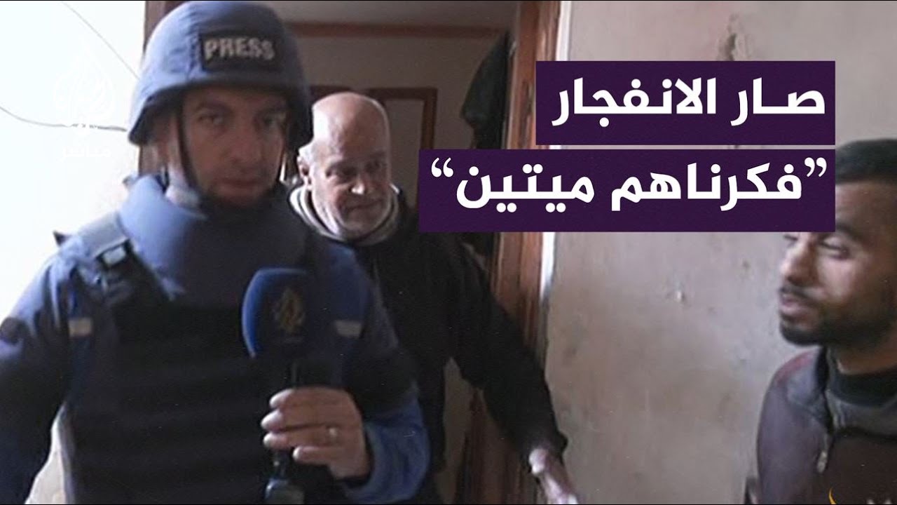 "ولا نفس".. تفاصيل مروعــ ــة يرويها فلسطيني لحظة القصــف