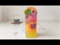 Edible flower drink idea  floral orange lemonade  edible flower  home cafe indonesia