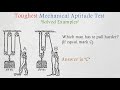 Toughest Mechanical Aptitude Test | Solved Examples | Mechanical Comprehension Test |