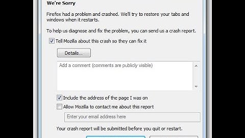 How to Fix Mozilla Firefox crashes constantly