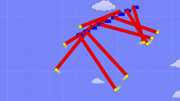 Pendulum waves made with Algodoo