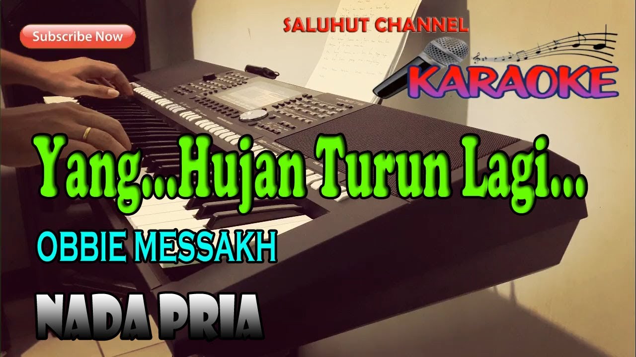 ANTARA BENCI DAN RINDU [KARAOKE NOSTALGIA] OBBIE MESSAKH ll NADA PRIA G=DO