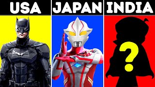 COUNTRIES और उनके सबसे मशहूर SUPERHEROES | Top Superheroes From Different Countries