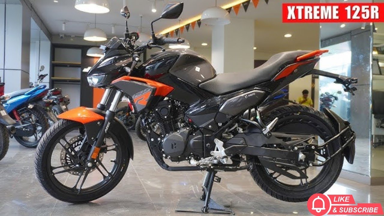 Hero Xtreme 125R 2025 Single Seat Orange Colour | Price, Features ...