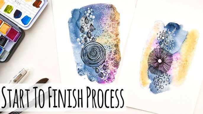 India Ink and Watercolor — Art For Art's Sake