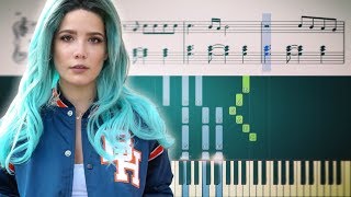 Halsey - New Americana - Piano Tutorial + Sheets chords