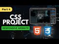 🔥 CSS Responsive Project | Part 4 (Final) | Complete Website Tutorial