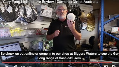 Gary Fong Lightsphere Review | Cameras Direct Australia