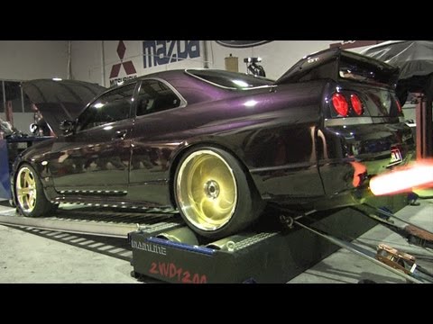 Angry Nissan GT-R dyno - PROBLN